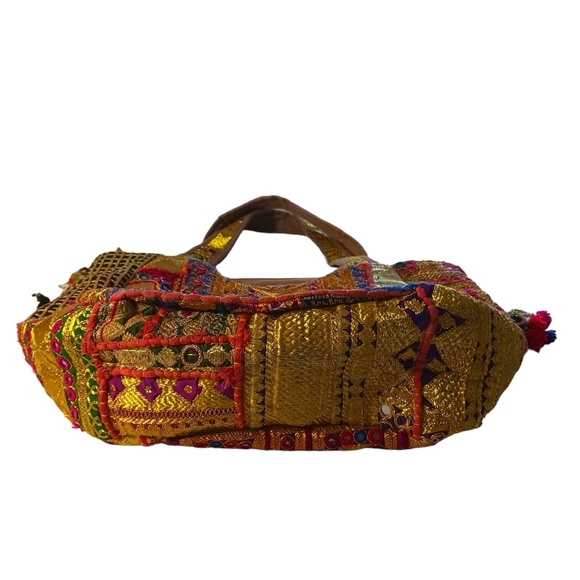 Womens Banjara Handbag Boho Embroidered Colorful Handmade Gypsy Large - Picture 3 of 15